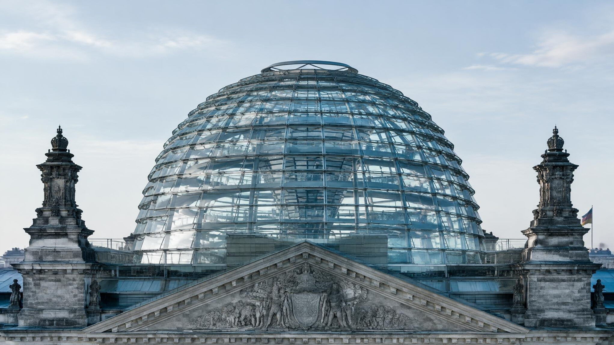 Reichstag building dome in Berlin