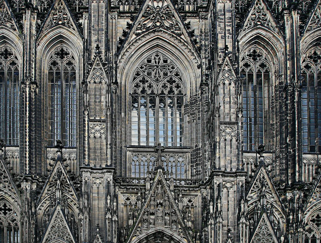 Cologne Cathedral facade detail